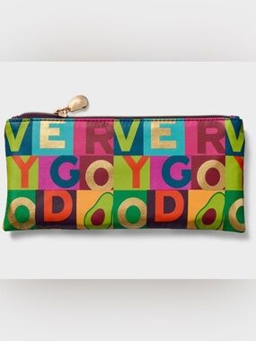 Tabitha Brown ”Very Good” Zipper Pouch and Avocado Sharpener & Pencil Set (NWT)